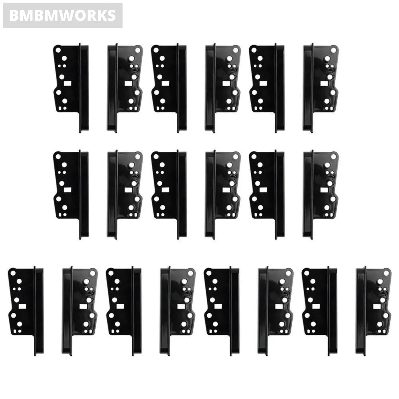 10 Pair Radio Brackets Double Din Stereo Panel Fascia Trim Scion Subaru B Toyota