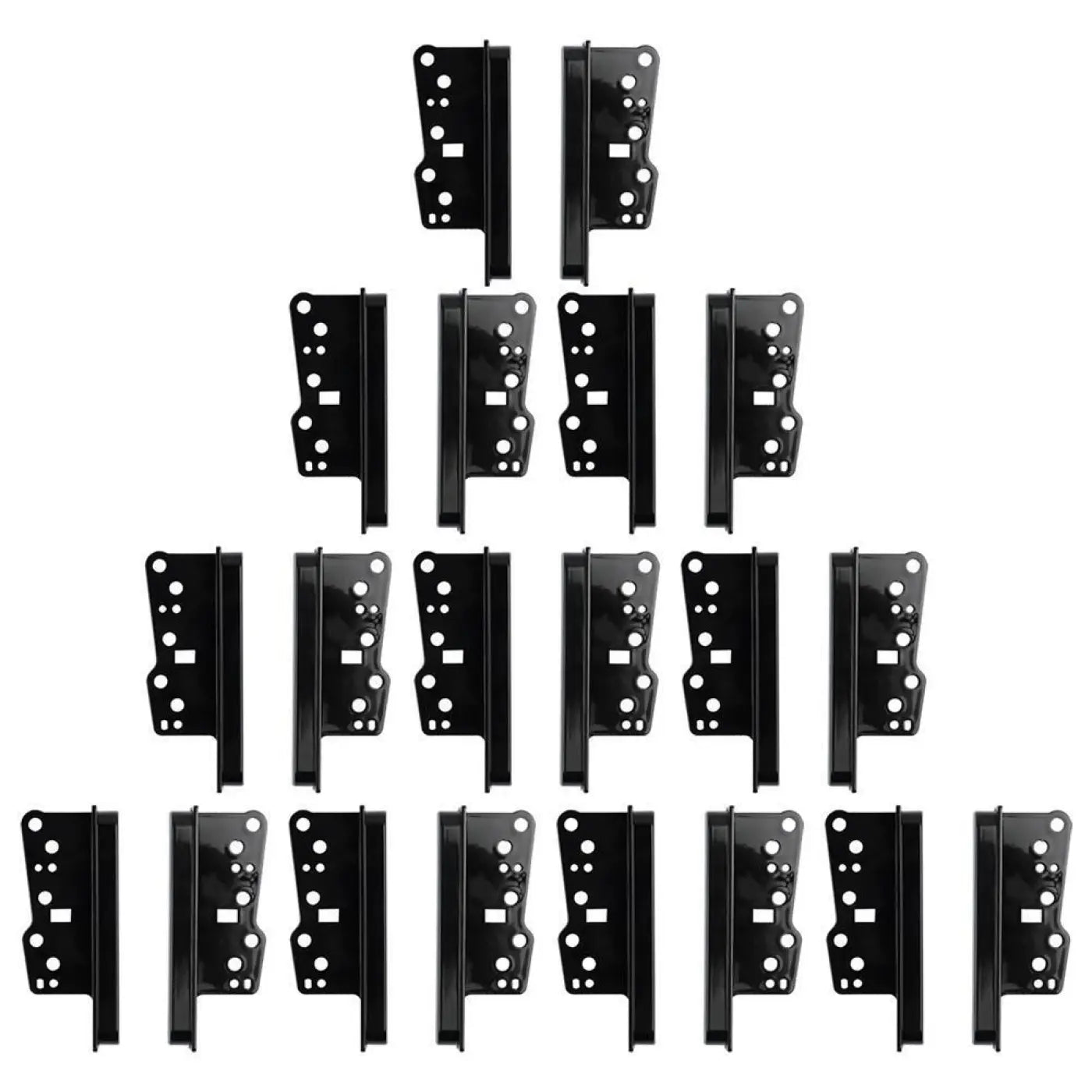 10 Pair Radio Brackets Double Din Stereo Panel Fascia Trim Scion Subaru B Toyota