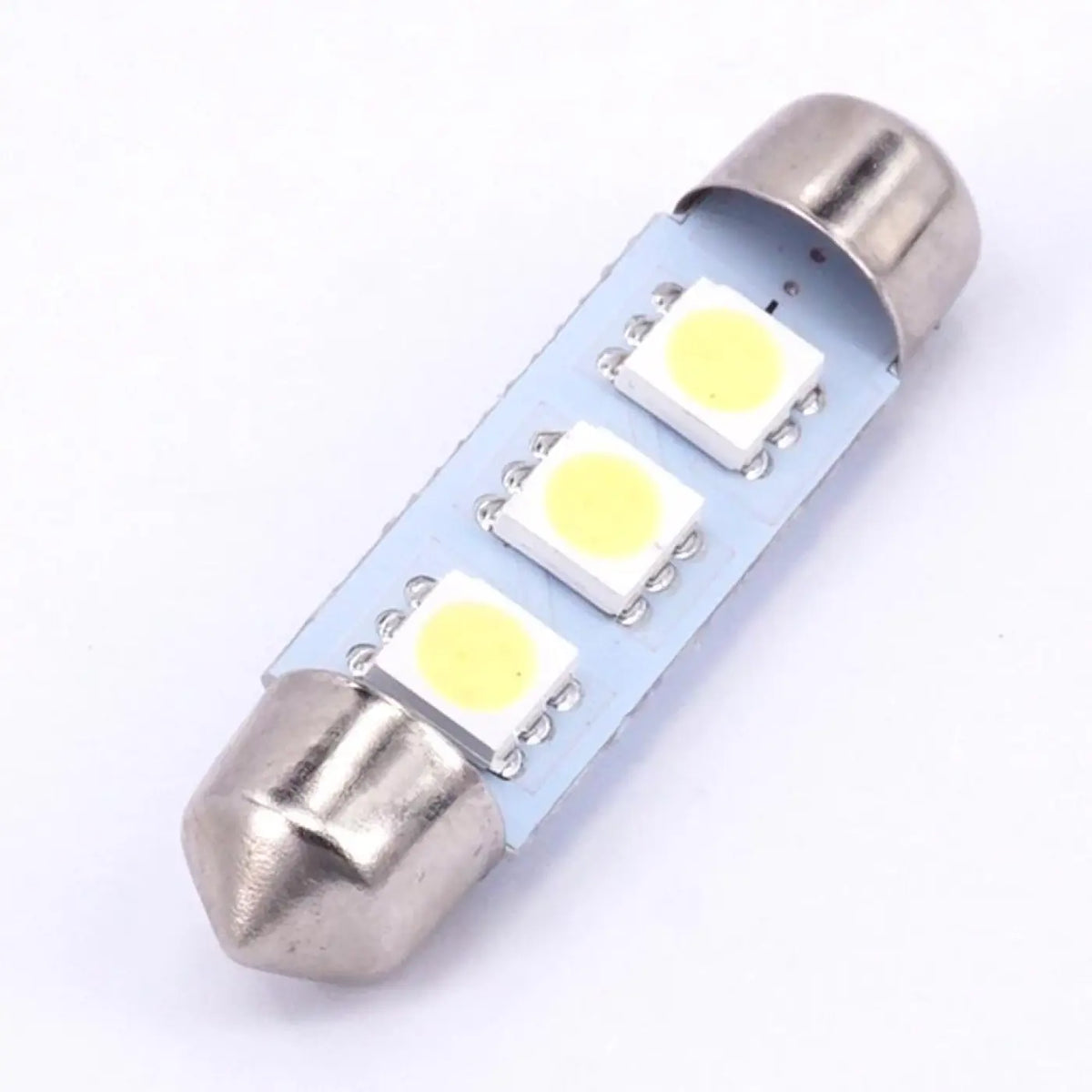 100Pcs 41Mm 5050 3 Smd 12V Interior Led Licence Plate Dome Roof Map Bulb