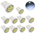 100Pcs T10 3 Smd 7014 Led 3Smd 7020 1W White Blue W5W Wedge Plate Light