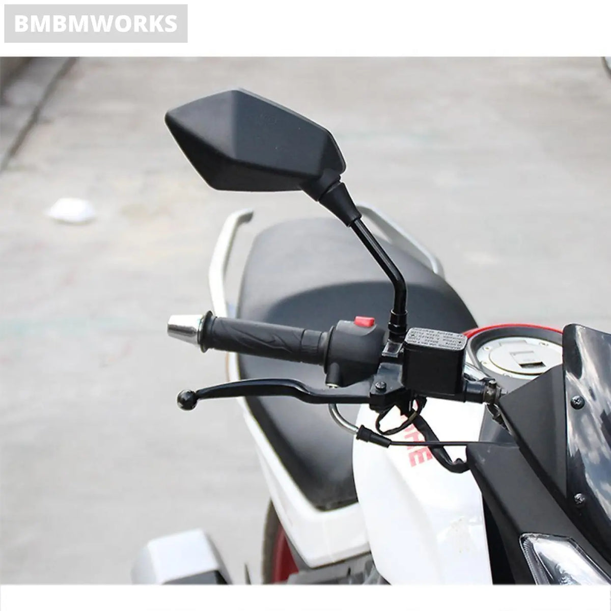 10Mm Rearview Mirrors Set Klx 250 Fz 25 Cf Moto X8 Jawa 50 Vespa 125 Nmax