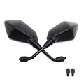 10Mm Rearview Mirrors Set Klx 250 Fz 25 Cf Moto X8 Jawa 50 Vespa 125 Nmax