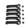 10Pcs Door Handle Tailgate Cover Trim Jeep Wrangler Jk 07-17 Liberty 08-12 Dodge