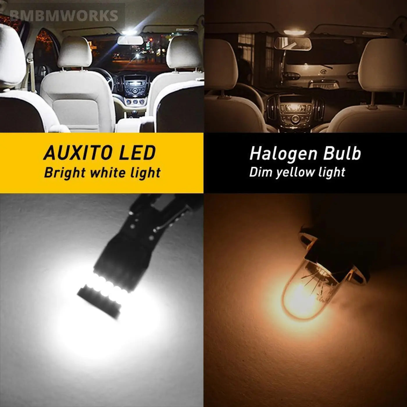 10X W5W T10 Led Canbus Parking Light Bulbs 12V Bmw Audi Mercedes