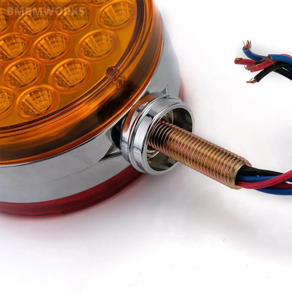 12V 24V 48Led Round Turn Signal Marker Lights Zetor Tractors Trucks Trailers