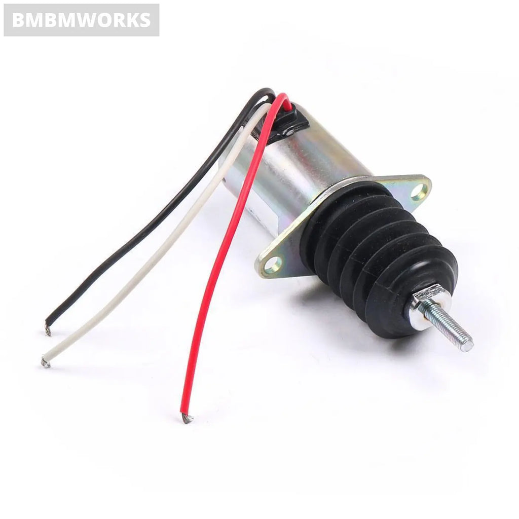 12V Steel Housing Diesel Engine Shut Off Stop Solenoid Valve John Deere 415 455
