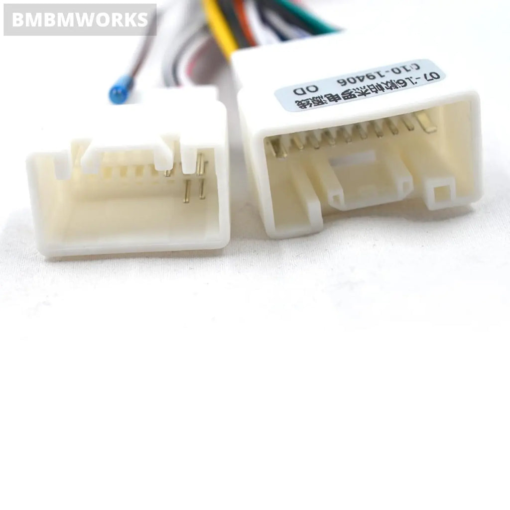 16Pin Wiring Harness Adapter Canbus Box Decoder Mitsubishi Pajero 2007-2016