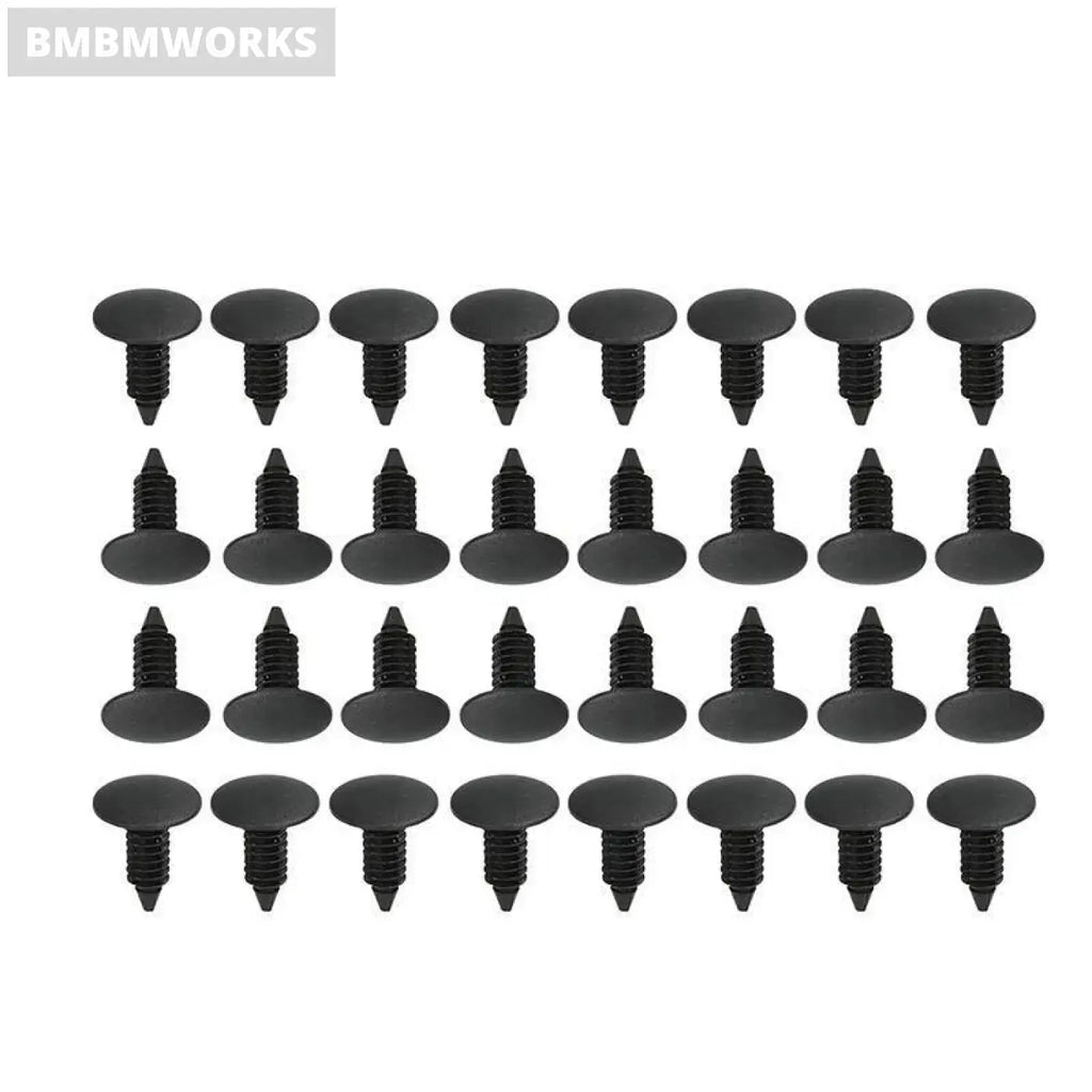 190Pcs Car Retainer Clips 6 Size Plastic Fasteners Kit Auto Trim Panel Clip Mix