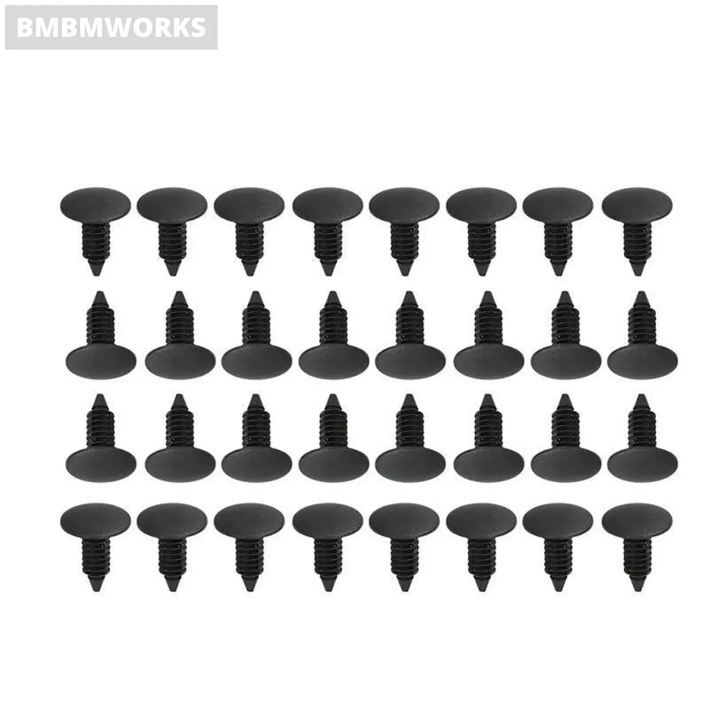 190Pcs Car Retainer Clips 6 Size Plastic Fasteners Kit Auto Trim Panel Clip Mix