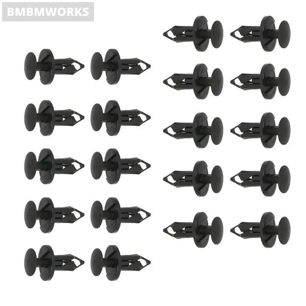 190Pcs Car Retainer Clips 6 Size Plastic Fasteners Kit Auto Trim Panel Clip Mix