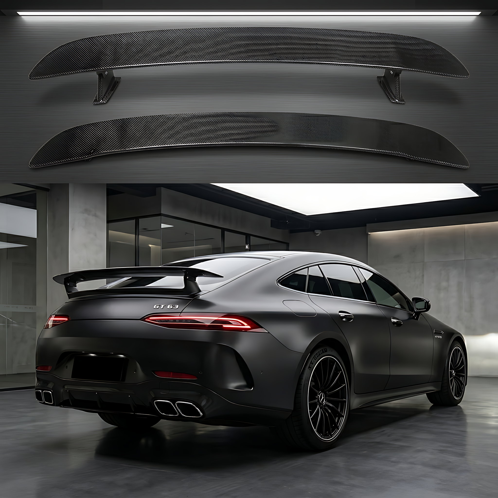 Mercedes-Benz AMG GT GT50/GT53/GT63 Forged Carbon Fiber Rear Trunk Spoiler For Mercedes-Benz AMG GT GT50/GT53/GT63