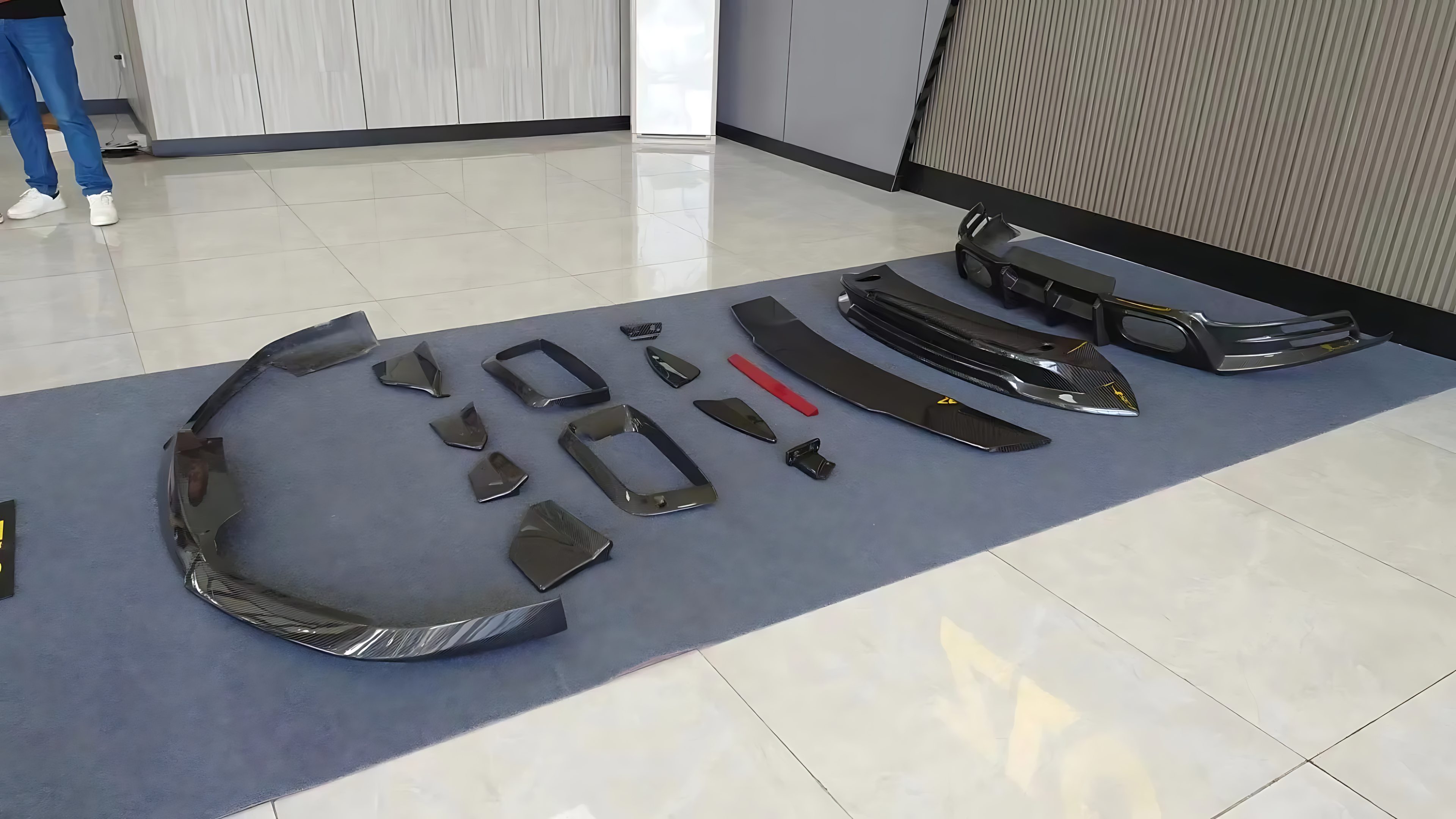 Porsche 911 992 Carbon Fiber Bras-Style Body Kit | Front & Rear Bumpers, Diffuser, Spoiler Upgrade (2020+) BMBMWORKS