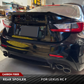 Lexus RC F Carbon Fiber Rear Spoiler (2015–2018) – Gloss Twill Weave Trunk Wing BMBMWORKS