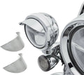 1Pair 4.5’ Passing Lamp Spotlight Visor Harley Davidson Touring Dyna Sporst