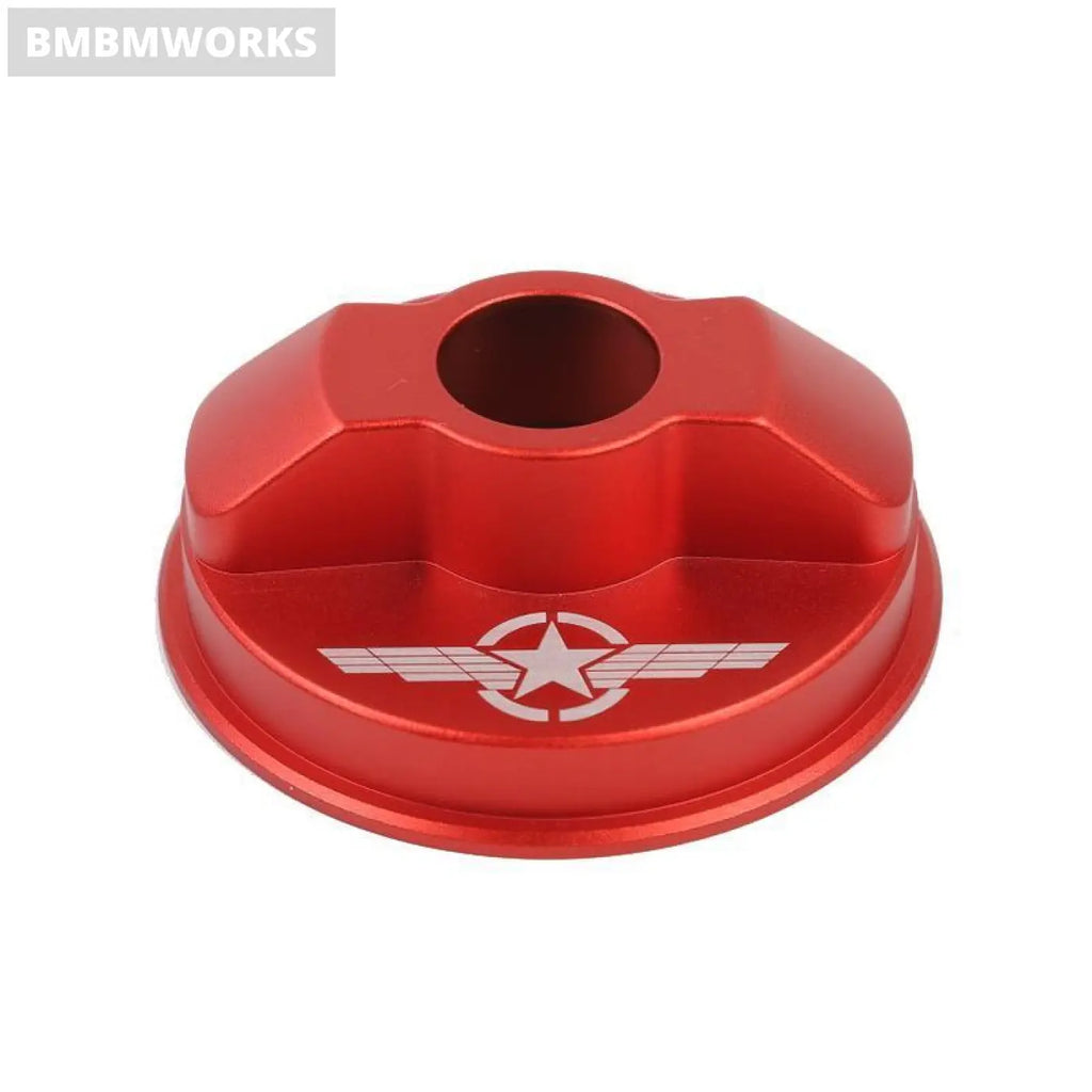 1Pc Internal Red Fuel Tank Cap Auto Accessories Jeep Wrangler Jk Jl 2007-2019