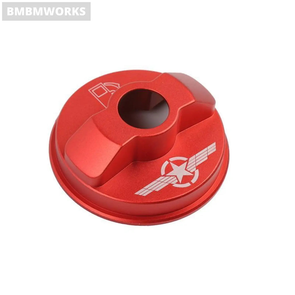 1Pc Internal Red Fuel Tank Cap Auto Accessories Jeep Wrangler Jk Jl 2007-2019