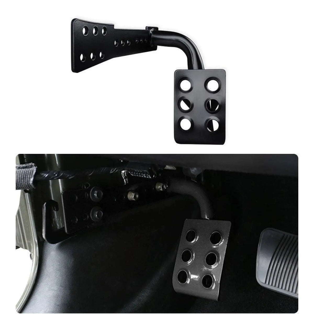 1Pc Left Side Foot Rest Kick Panel Jeep Wrangler Jk Accessories 2007-2018