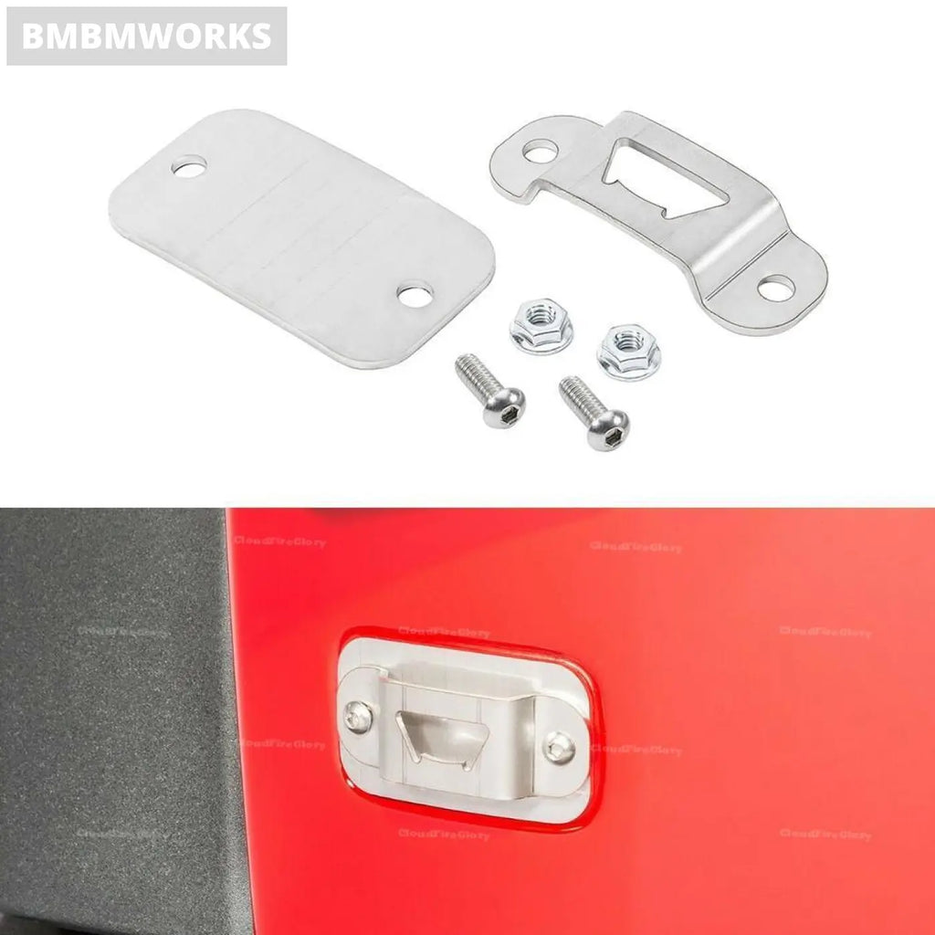 1Pc License Plate Delete Bottle Opener Metal 2007-2018 Jeep Wrangler Jk