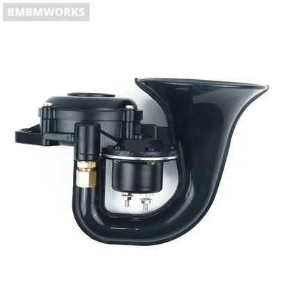 1Pc Truck Horn Scania Volvo Black 48W 24V 300Db Snail Loud Clear Sound