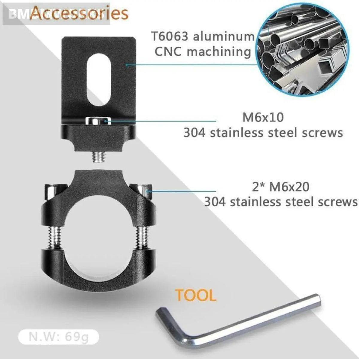 1Pc Universal Handlebar 22Mm Motorcycle Headlight Bracket Cafer Racer Chopper