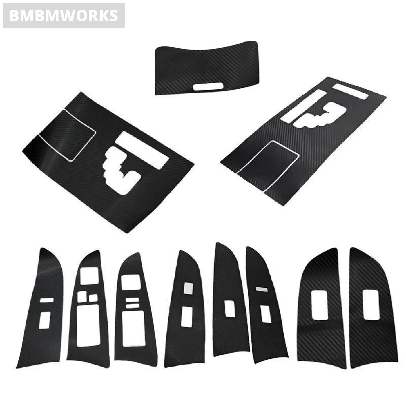 1Set Interior Gear Shift Box Panel Cover Stickers Lexus Is250 300 350 2006-2012