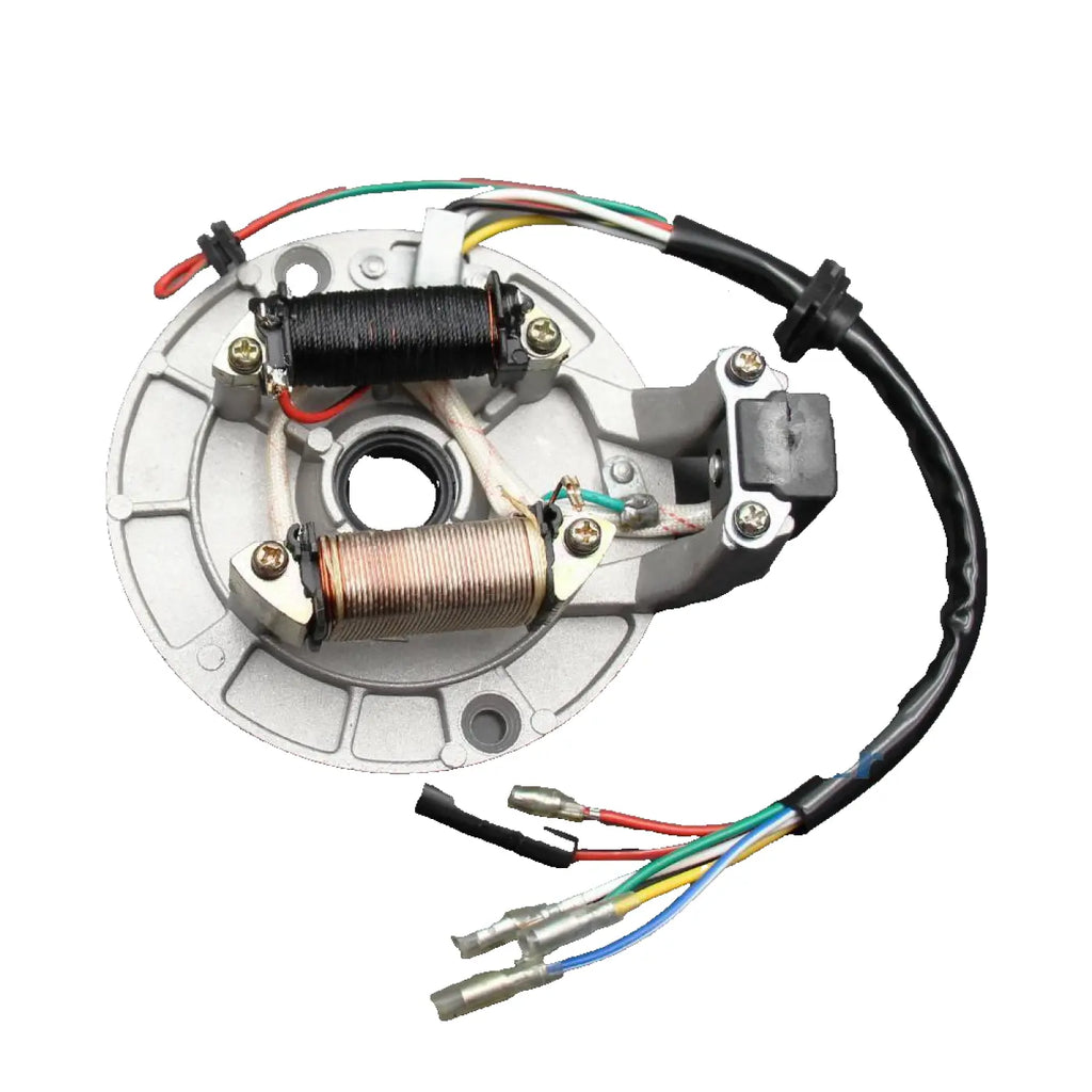 2 Coil Magneto Stator Plate 70Cc 90Cc 110Cc 125Cc Dirt Bike Atv Go Kart 152Fmh