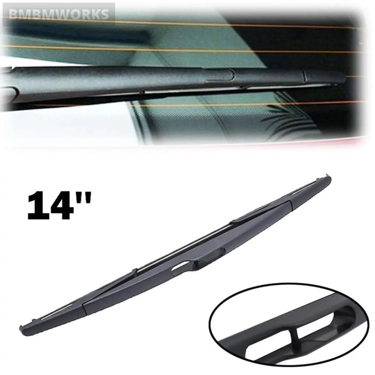 20’+20’+14’ Front & Rear Wiper Blades Set Kit Dacia Renault Duster 1 2013 - 2016