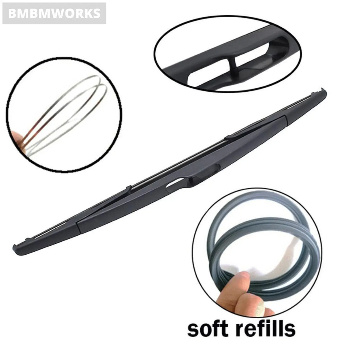 20’+20’+14’ Front & Rear Wiper Blades Set Kit Dacia Renault Duster 1 2013 - 2016