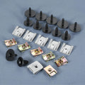 24Pcs Car Engine Under Tray Fixing Clips Screws Cover Guard For Mercedes E Class