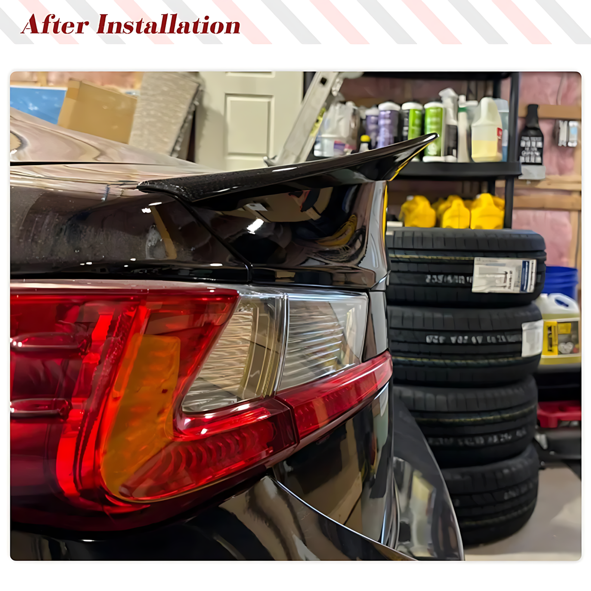 Lexus RC F Carbon Fiber Rear Spoiler (2015–2018) – Gloss Twill Weave Trunk Wing BMBMWORKS