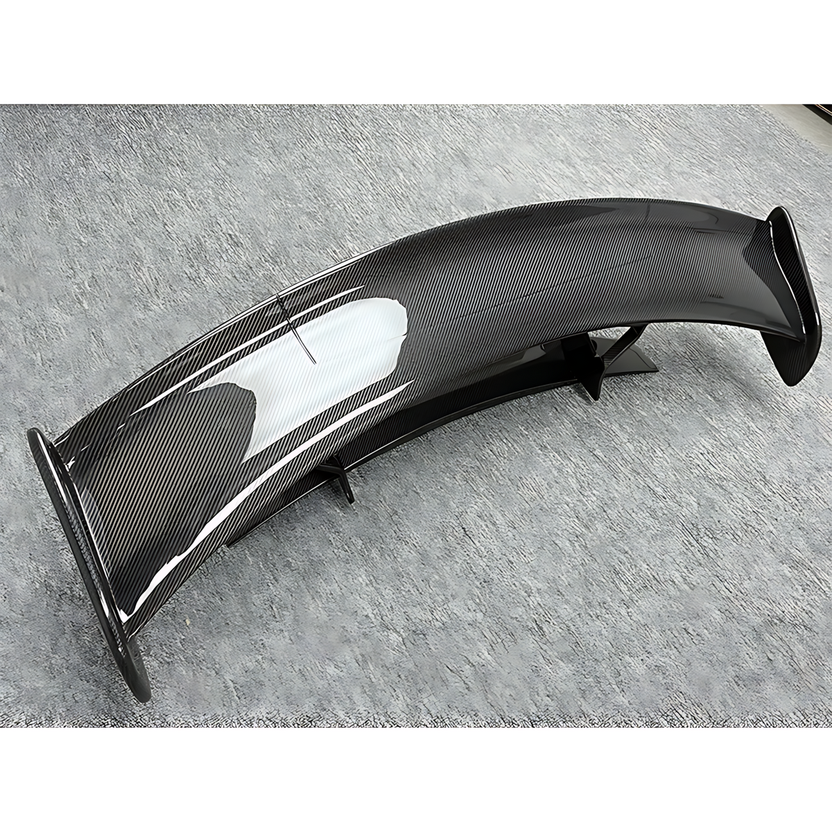 Mercedes AMG GT / GTC / GTS (2015–2018) Black Series Style Dry Carbon Fiber Rear Spoiler Wing with LED Light (12 lbs, 7.8") BMBMWORKS