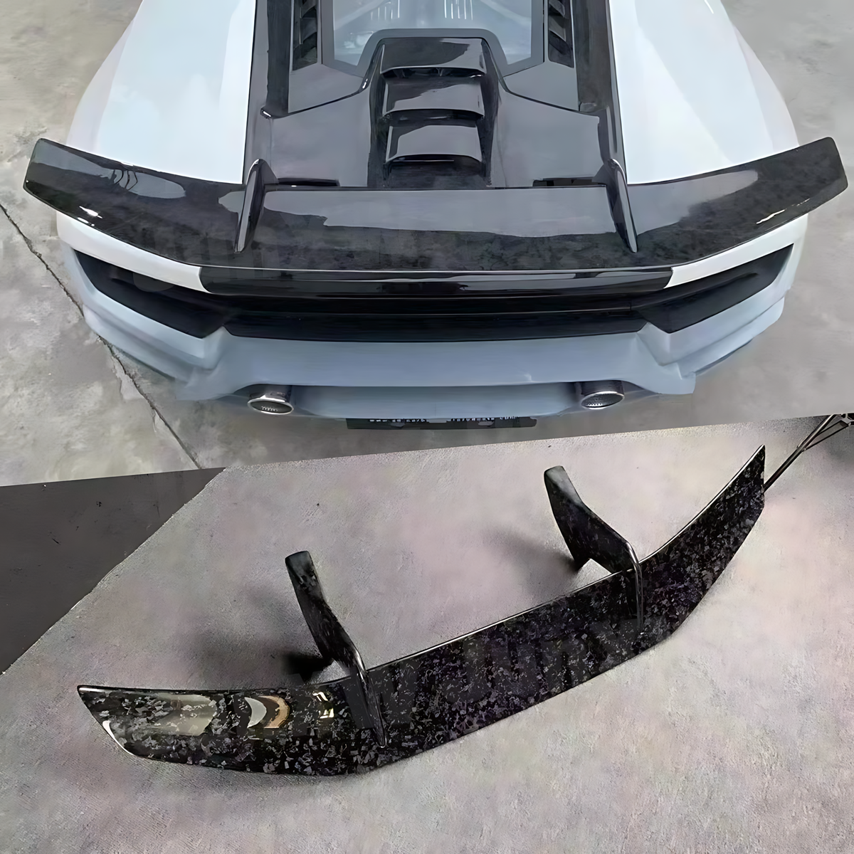 Carbon Fiber Ducktail Rear Spoiler Wing for Lamborghini Huracan LP580 / LP610 (2014-2019) – Forged & Dry Carbon Options BMBMWORKS