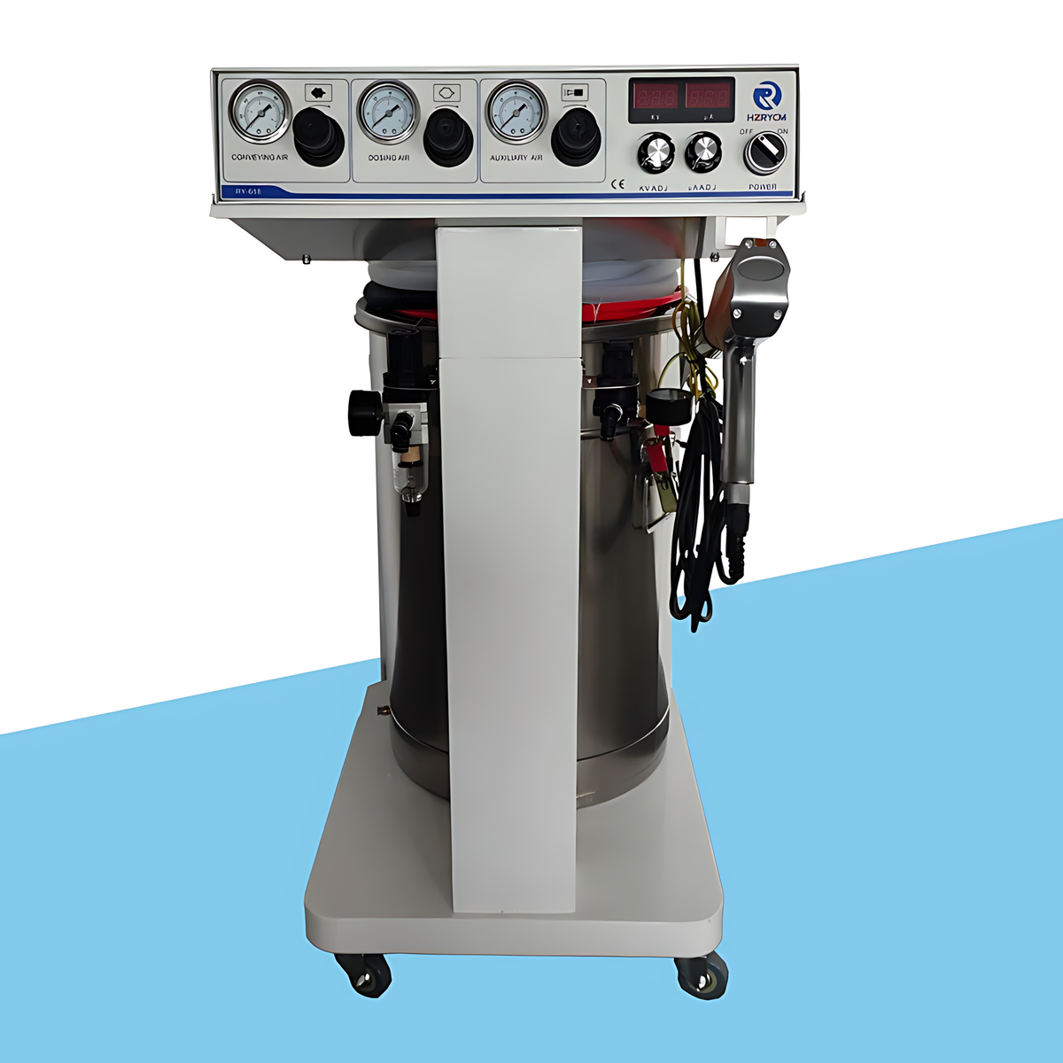 Manual Electrostatic Powder Coating Gun - 0–100 kV, Adjustable Current, Ergonomic BMBMWORKS