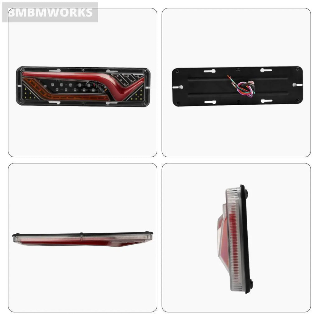 2Pcs 12V-24V Truck Trailer Lights Led Strips Turn Signal Lamp Rear