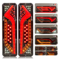 2Pcs 12V-24V Truck Trailer Lights Led Strips Turn Signal Lamp Rear