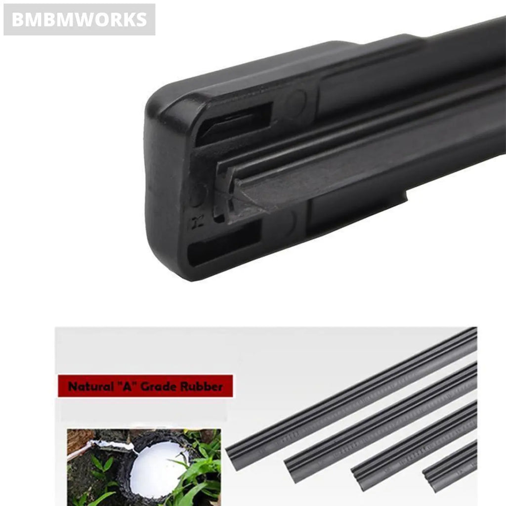 2Pcs 24’ 18’ Front Windscreen Wiper Rubber Blades Renault Dacia Duster Mk 2