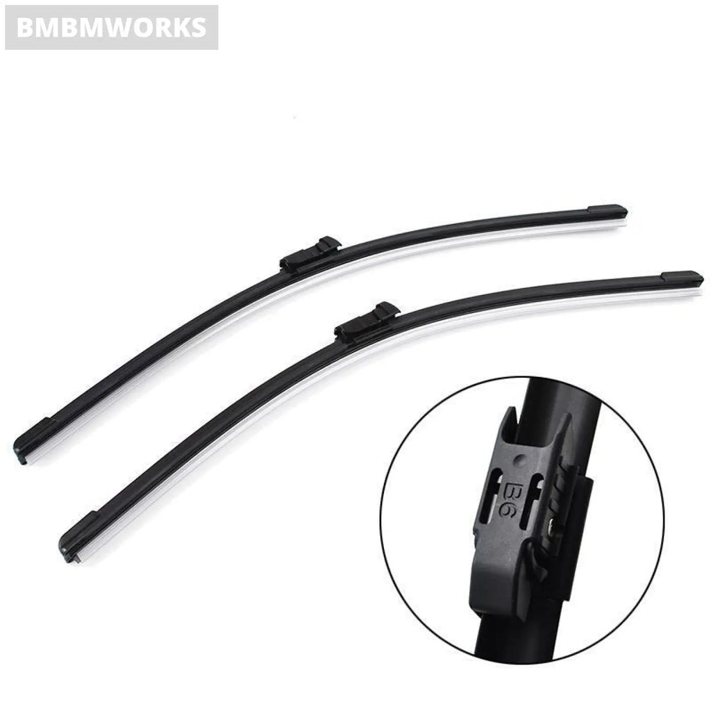 2Pcs 24’ 18’ Front Windscreen Wiper Rubber Blades Renault Dacia Duster Mk 2