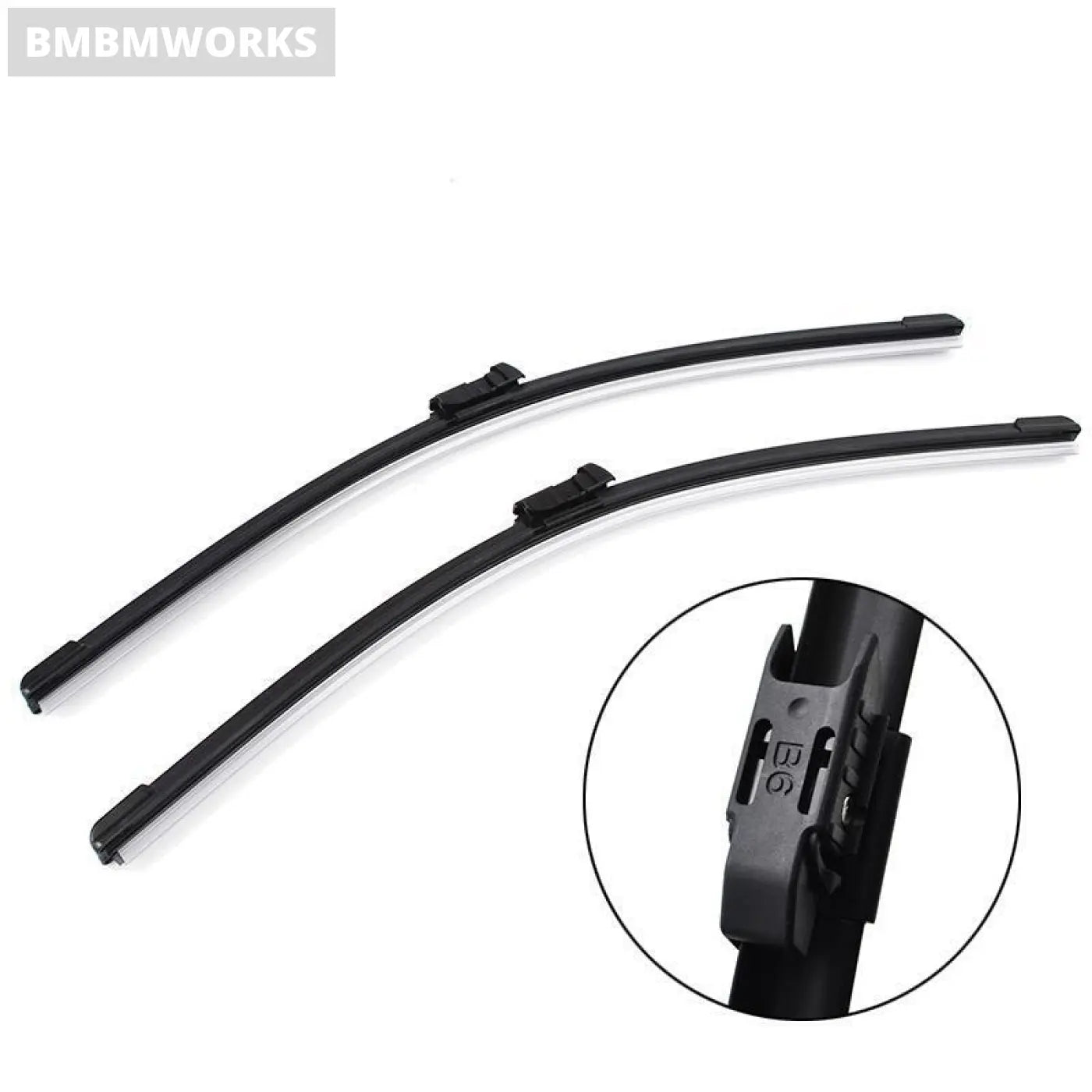 2Pcs 24’ 18’ Front Windscreen Wiper Rubber Blades Renault Dacia Duster Mk 2