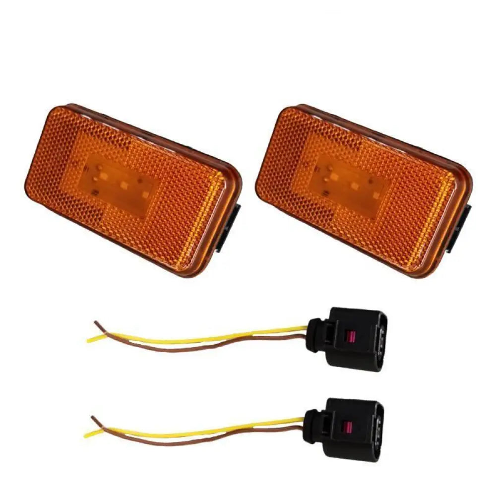 2Pcs 24V Led Side Marker Lights Signaling Lamp Scania Heavy Truck Clearance