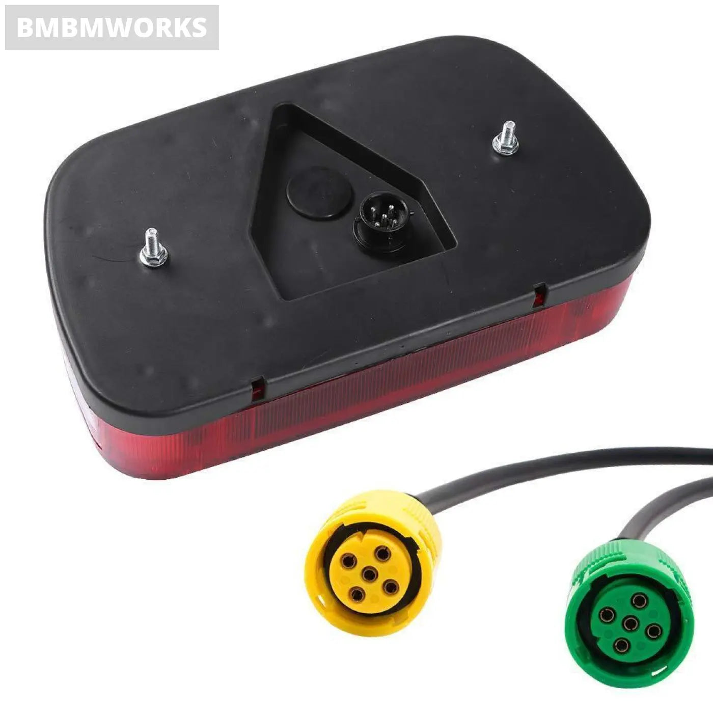 2Pcs 30Cm Long Trailer Rear Lights Set Wiring Harness Light 5 Core Cable
