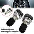 2Pcs 32Mm Motorcycle Wheel Valve Scooter Bike Quad Tubeless Mountain Tyre