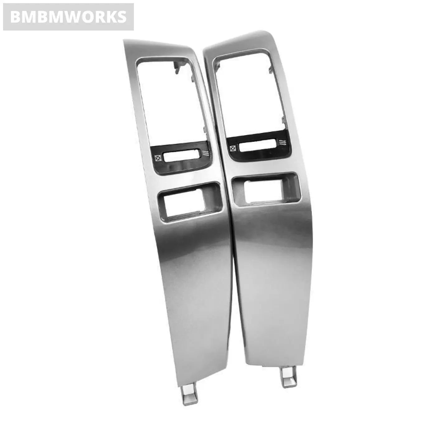 2Pcs A/C Vents Plate Panel Silver Toyota Land Cruiser Prado 120 Lexus Gx470 2003