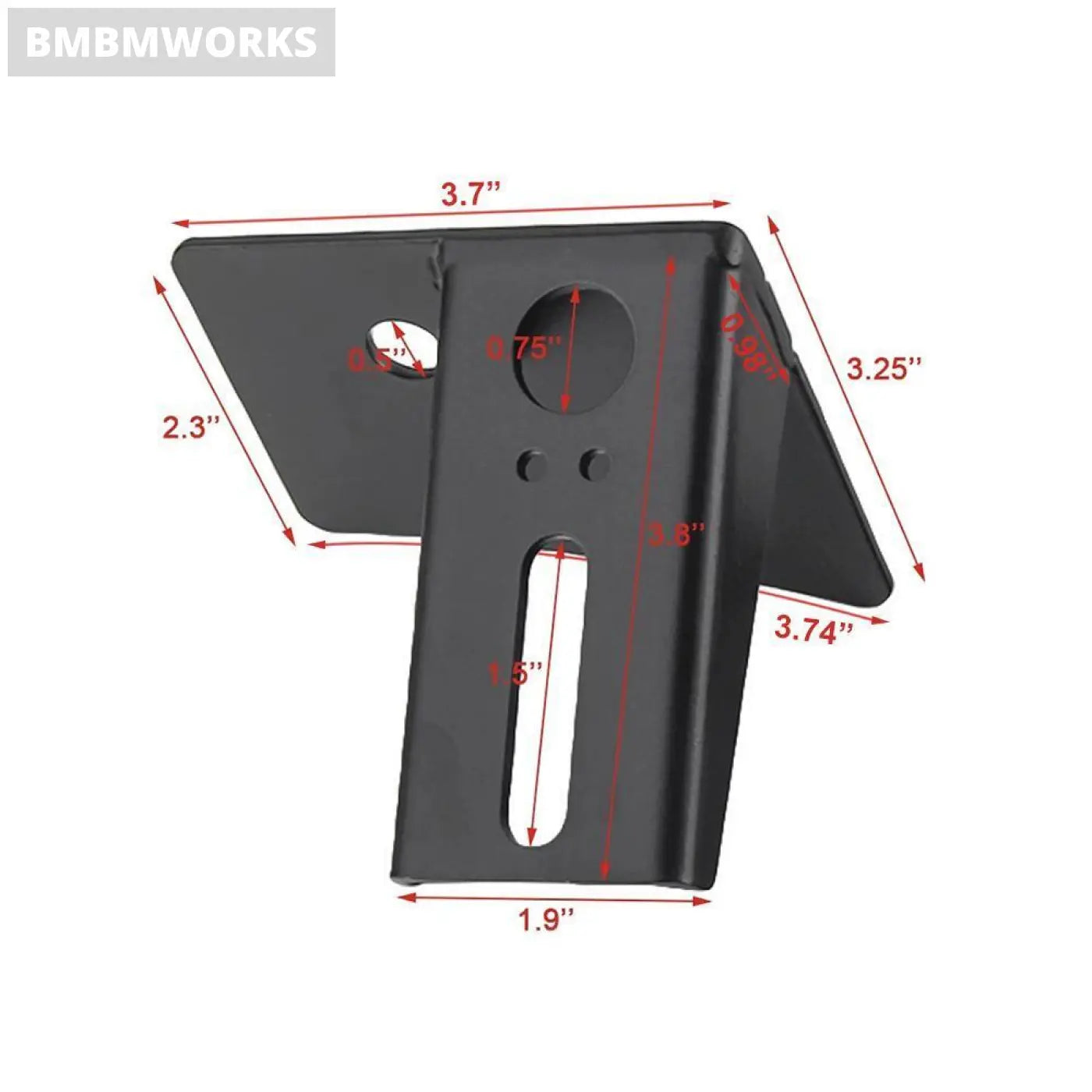 2Pcs A-Pillar Mount Holder Bracket Jeep Wrangler Jk 2007-2016