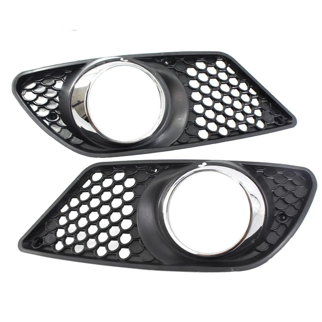 2Pcs Abs Front Bumper Fog Light Lamp Cover Mercedes Benz C-Class W204 2008-2010