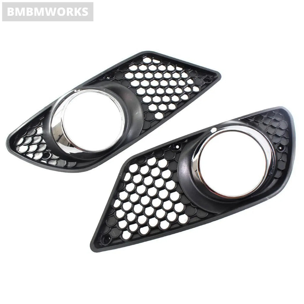2Pcs Abs Front Bumper Fog Light Lamp Cover Mercedes Benz C-Class W204 2008-2010