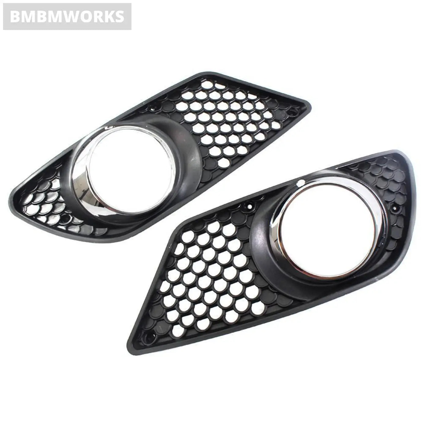 2Pcs Abs Front Bumper Fog Light Lamp Cover Mercedes Benz C-Class W204 2008-2010