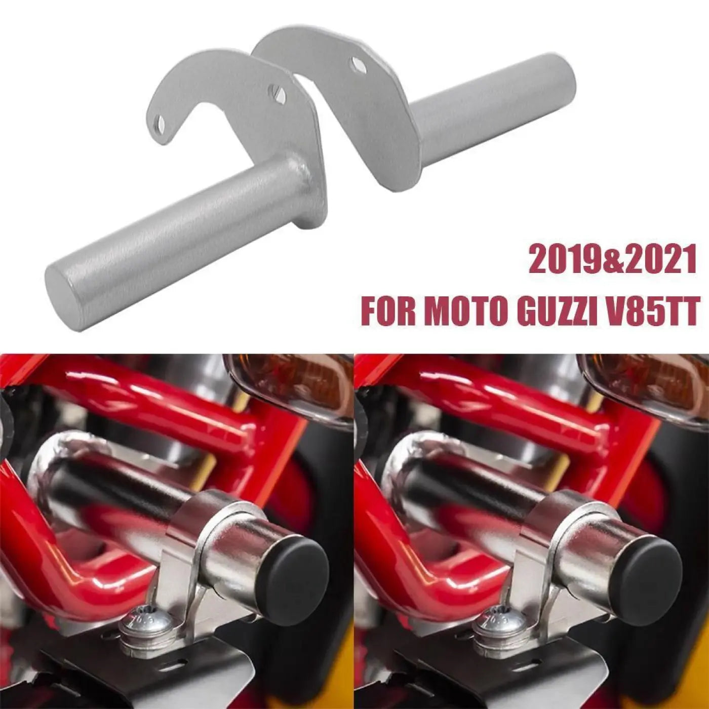 2Pcs Accessory Spotlight Fixing Bracket Moto Guzzi V85Tt V85Tt V85Tt 2019-2021