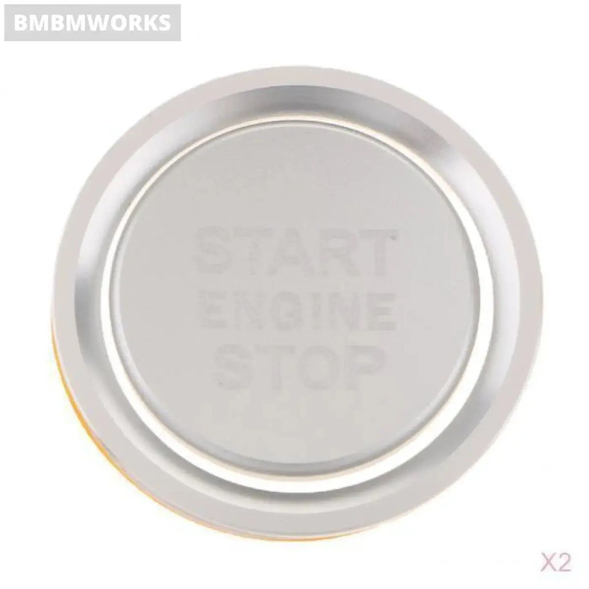 2Pcs Aluminum Engine Start Stop Button Covers Audi A6 A7 C7 2011-2017
