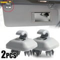 2Pcs Audi A1 A3 A4 A5 Q3 Q5 S3 S4 S5 Tt Allroad Gray Sun Visor Holders Clips