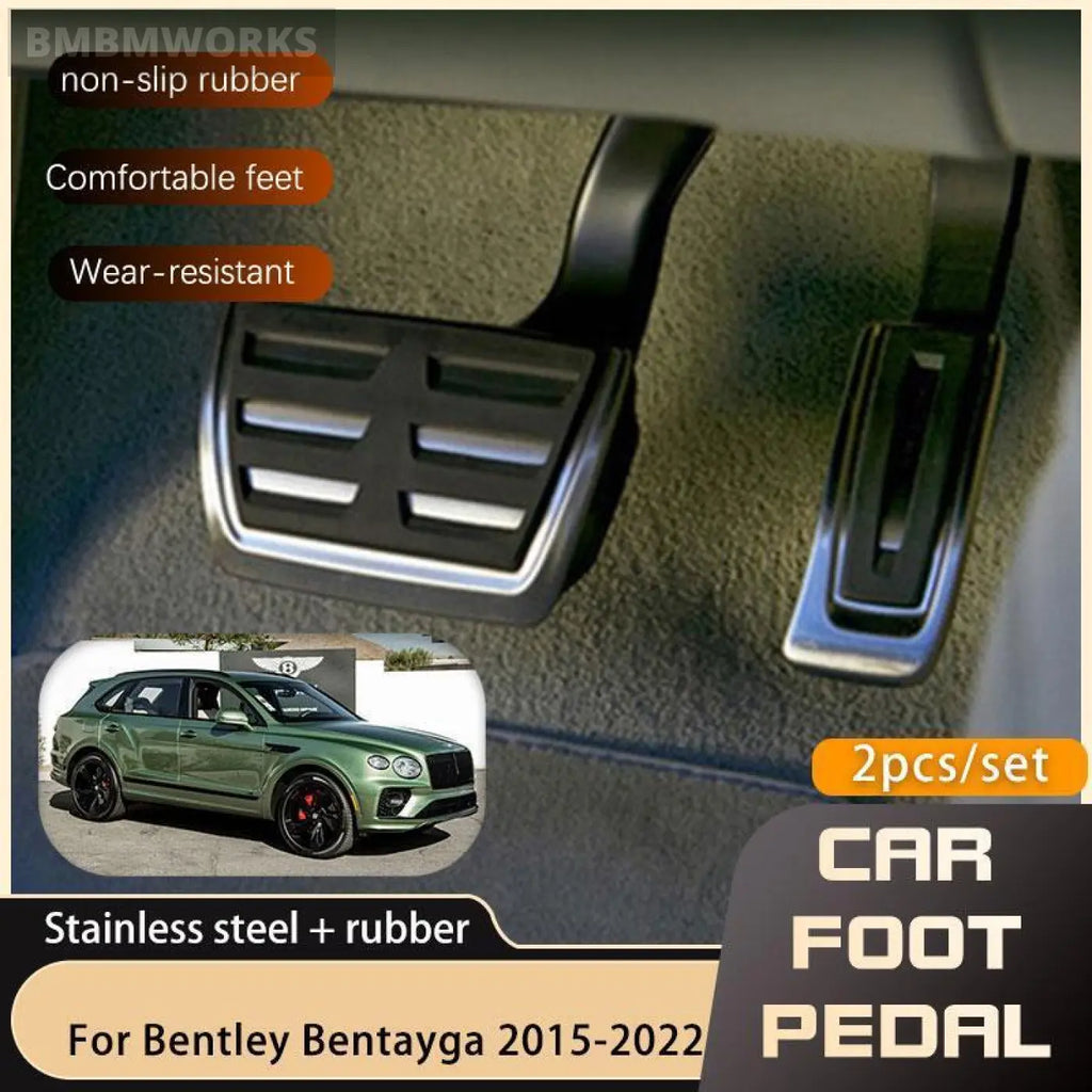 2Pcs Automatic Transmission Pedal Automotive Parts Bentley Bentayga 2015-2022